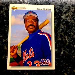 Eddie Murray Upper Deck 1992 #753 baseball card!!